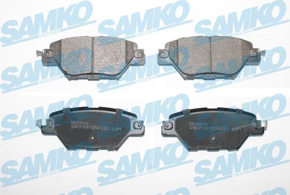 Samko 5SP2110 - Brake Pad Set, disc brake autospares.lv