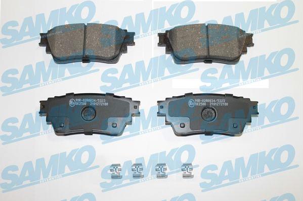 Samko 5SP2180 - Brake Pad Set, disc brake autospares.lv