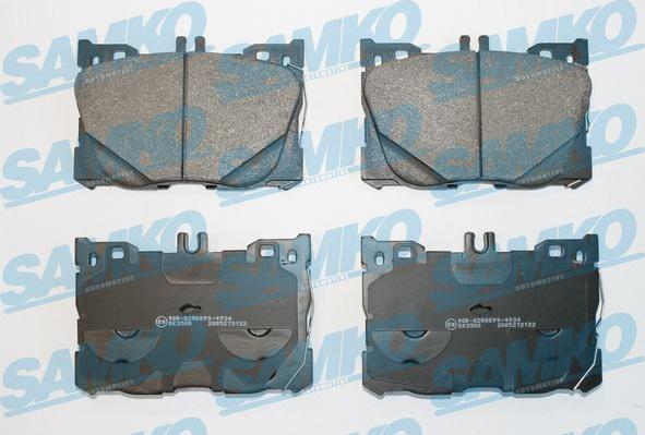 Samko 5SP2122 - Brake Pad Set, disc brake autospares.lv