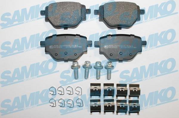 Samko 5SP2175K - Brake Pad Set, disc brake autospares.lv