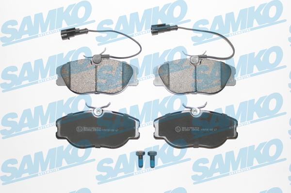 Samko 5SP286 - Brake Pad Set, disc brake autospares.lv