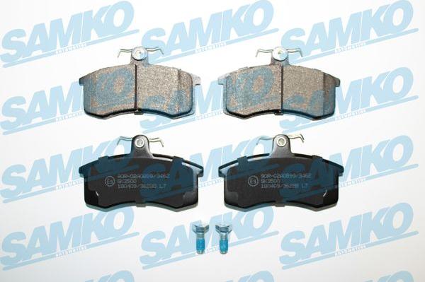 Samko 5SP288 - Brake Pad Set, disc brake autospares.lv
