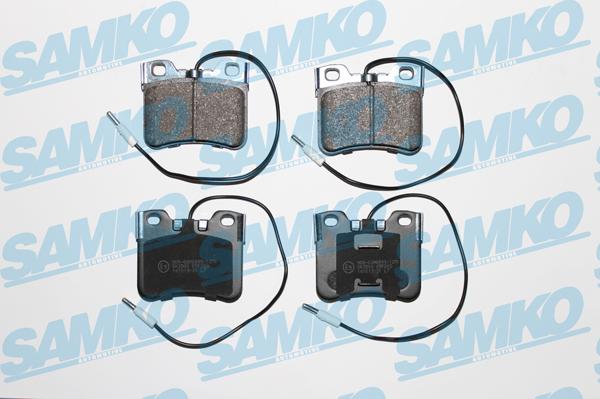 Samko 5SP283 - Brake Pad Set, disc brake autospares.lv