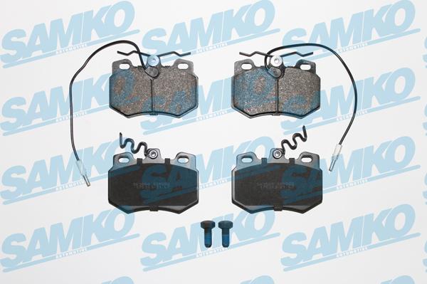 Samko 5SP282 - Brake Pad Set, disc brake autospares.lv