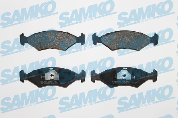 Samko 5SP233 - Brake Pad Set, disc brake autospares.lv