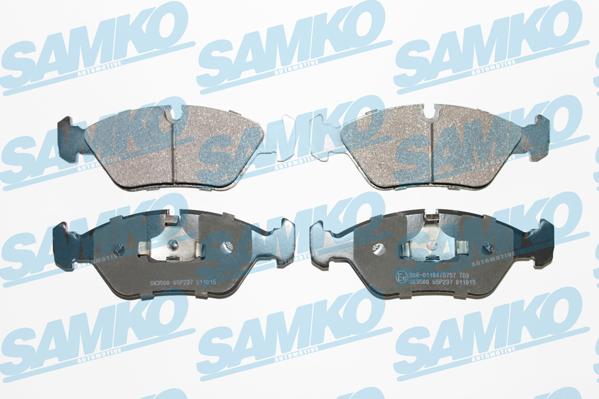 Samko 5SP237 - Brake Pad Set, disc brake autospares.lv