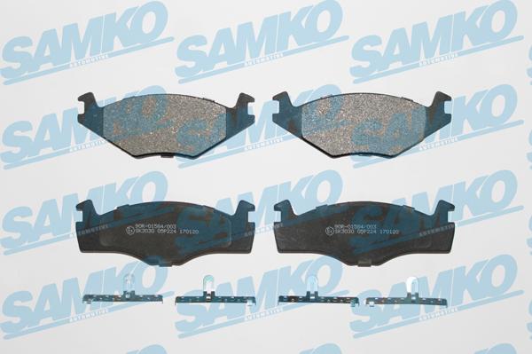 Samko 5SP224 - Brake Pad Set, disc brake autospares.lv