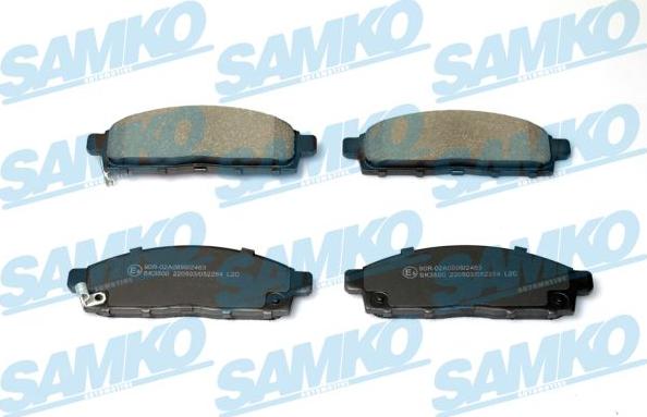 Samko 5SP2284 - Brake Pad Set, disc brake autospares.lv