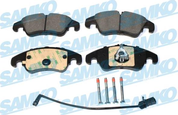 Samko 5SP2282A - Brake Pad Set, disc brake autospares.lv