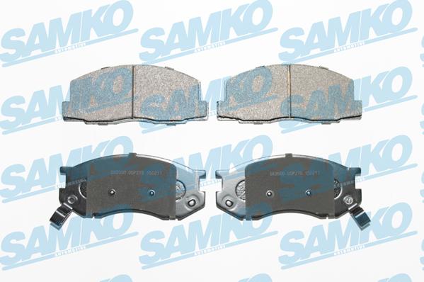 Samko 5SP270 - Brake Pad Set, disc brake autospares.lv