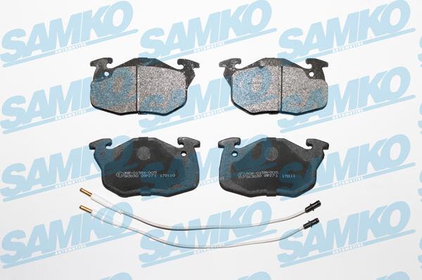 Samko 5SP271 - Brake Pad Set, disc brake autospares.lv
