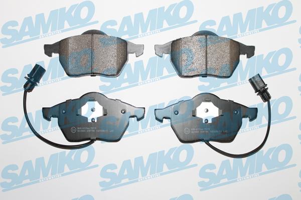Samko 5SP790 - Brake Pad Set, disc brake autospares.lv