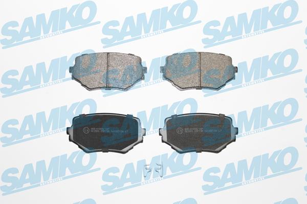 Samko 5SP798 - Brake Pad Set, disc brake autospares.lv