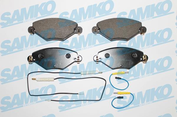 Samko 5SP793 - Brake Pad Set, disc brake autospares.lv