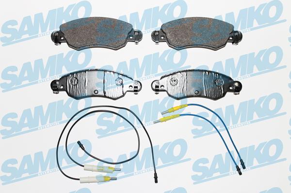 Samko 5SP792 - Brake Pad Set, disc brake autospares.lv