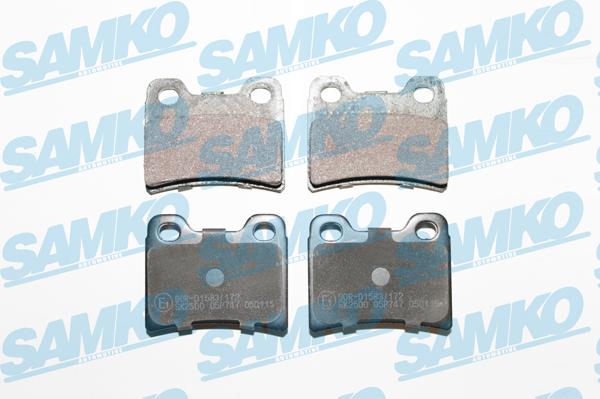 Samko 5SP747 - Brake Pad Set, disc brake autospares.lv