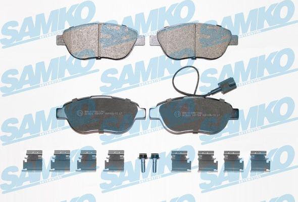 Samko 5SP764K - Brake Pad Set, disc brake autospares.lv