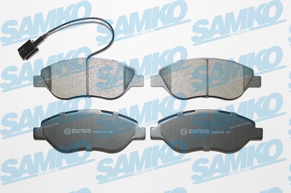 Samko 5SP765 - Brake Pad Set, disc brake autospares.lv