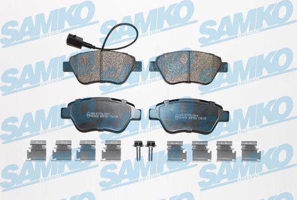 Samko 5SP763K - Brake Pad Set, disc brake autospares.lv