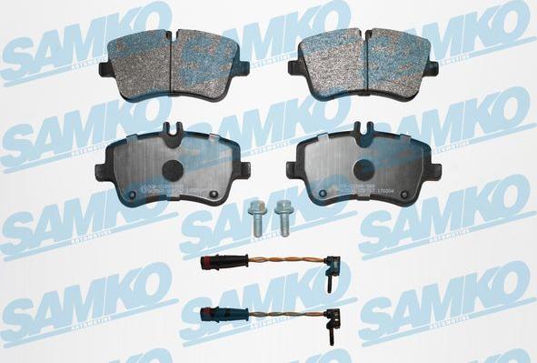 Samko 5SP767A - Brake Pad Set, disc brake autospares.lv