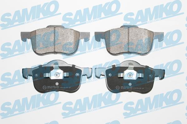 Samko 5SP704 - Brake Pad Set, disc brake autospares.lv