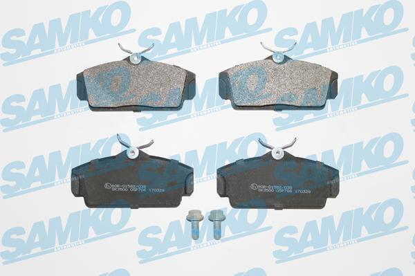 Samko 5SP706 - Brake Pad Set, disc brake autospares.lv