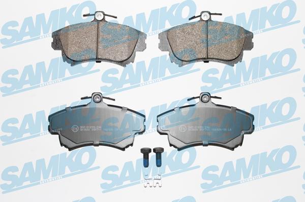 Samko 5SP711 - Brake Pad Set, disc brake autospares.lv