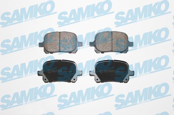 Samko 5SP712 - Brake Pad Set, disc brake autospares.lv