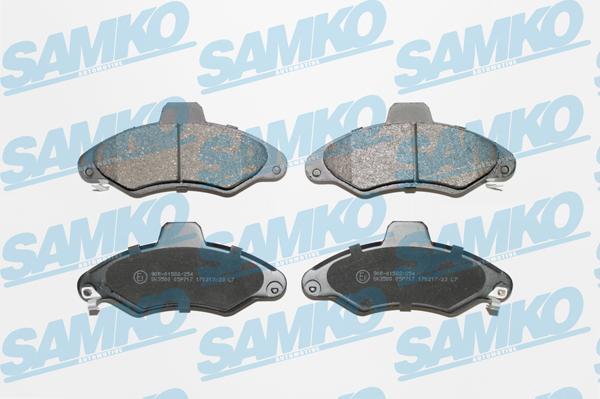 Samko 5SP717 - Brake Pad Set, disc brake autospares.lv