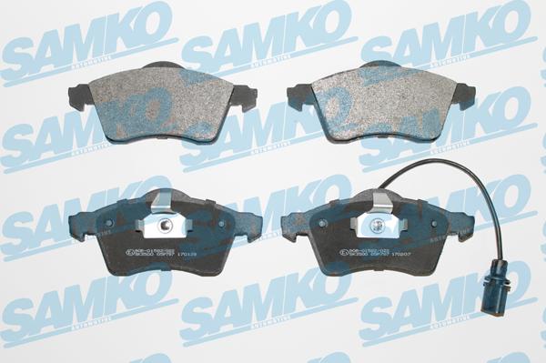 Samko 5SP787 - Brake Pad Set, disc brake autospares.lv