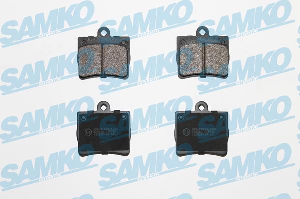Samko 5SP725 - Brake Pad Set, disc brake autospares.lv