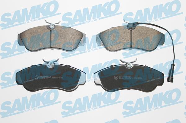 Samko 5SP774 - Brake Pad Set, disc brake autospares.lv