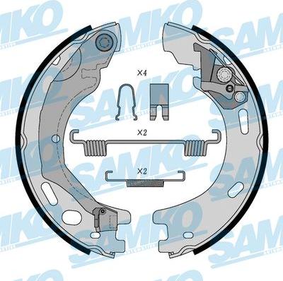 Samko 89570 - Brake Shoe Set autospares.lv