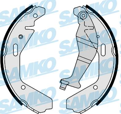 Samko 89130 - Brake Shoe Set autospares.lv