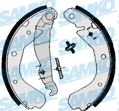 Samko 84660 - Brake Shoe Set autospares.lv