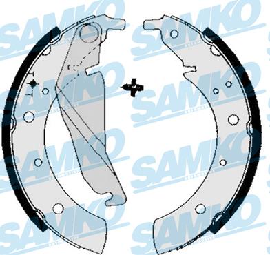 Samko 84680 - Brake Shoe Set autospares.lv