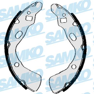 Samko 85680 - Brake Shoe Set autospares.lv