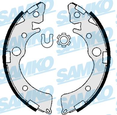 Samko 86980 - Brake Shoe Set autospares.lv