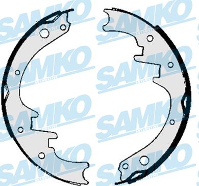 Samko 86010 - Brake Shoe Set autospares.lv