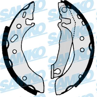 Samko 86030 - Brake Shoe Set autospares.lv