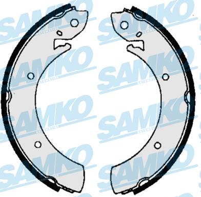 Samko 86070 - Brake Shoe Set autospares.lv