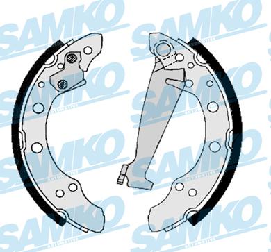 Samko 86830 - Brake Shoe Set autospares.lv