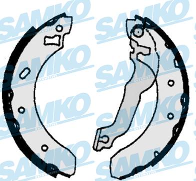 Samko 86770 - Brake Shoe Set autospares.lv