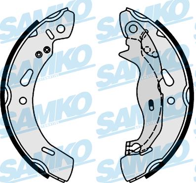 Samko 81004 - Brake Shoe Set autospares.lv