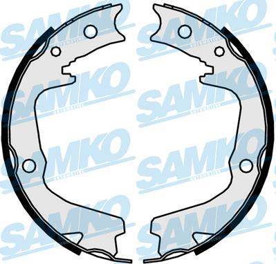 Samko 81031 - Brake Shoe Set autospares.lv