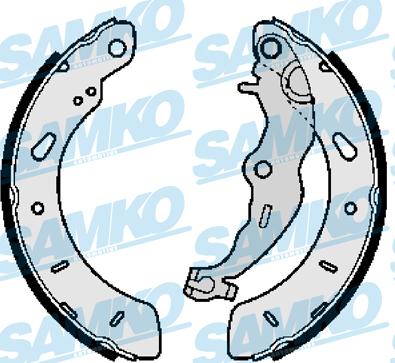 Samko 81132 - Brake Shoe Set autospares.lv