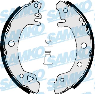 Samko 81380 - Brake Shoe Set autospares.lv