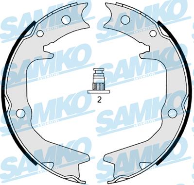 Samko 88920 - Brake Shoe Set autospares.lv