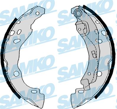 Samko 88630 - Brake Shoe Set autospares.lv