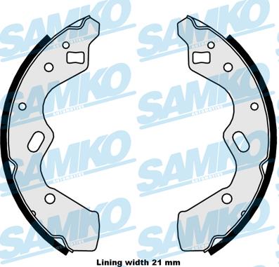 Samko 88050 - Brake Shoe Set autospares.lv
